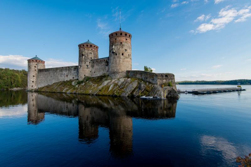 دریاچه‌ی سایما Saimaa و شهر ساوونلاینا Savonlinna