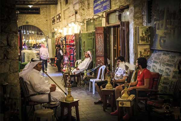 پیاده روی در Souq Waqif